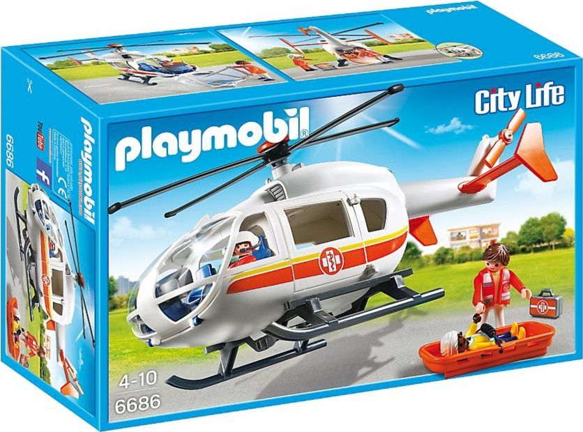 PLAYMOBIL Záchranný vrtulník 6686 - obrázek 6