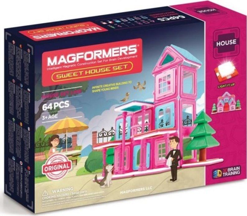 Magnetická stavebnice MAGFORMERS Sweet House Set - obrázek 1