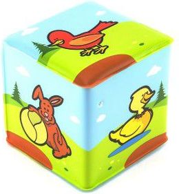Teddies kostka moje první zvířátka 7 x 7 cm 4 ks v sáčku - obrázek 3