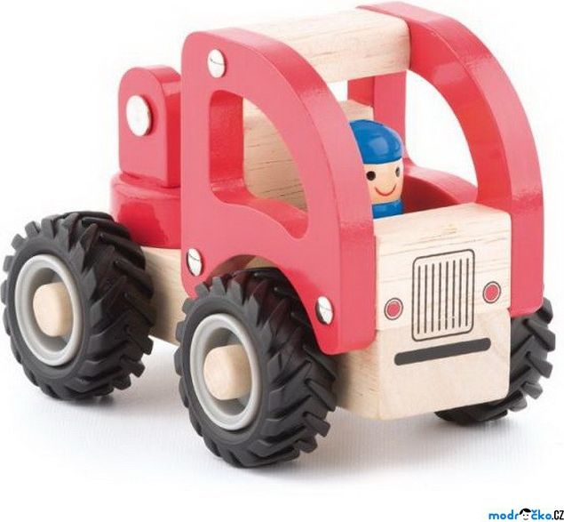 Auto - Hasiči dřevěné autíčko (Woody) - obrázek 1