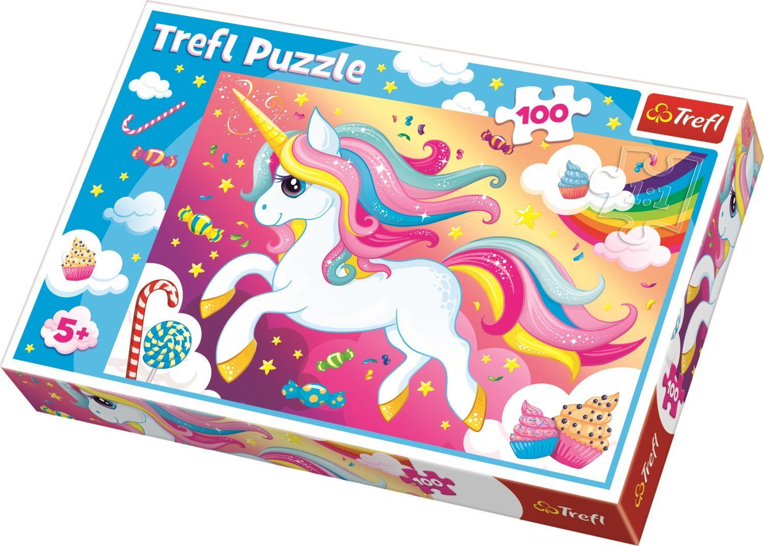 TREFL Puzzle Sladký jednorožec 100 dílků - obrázek 2