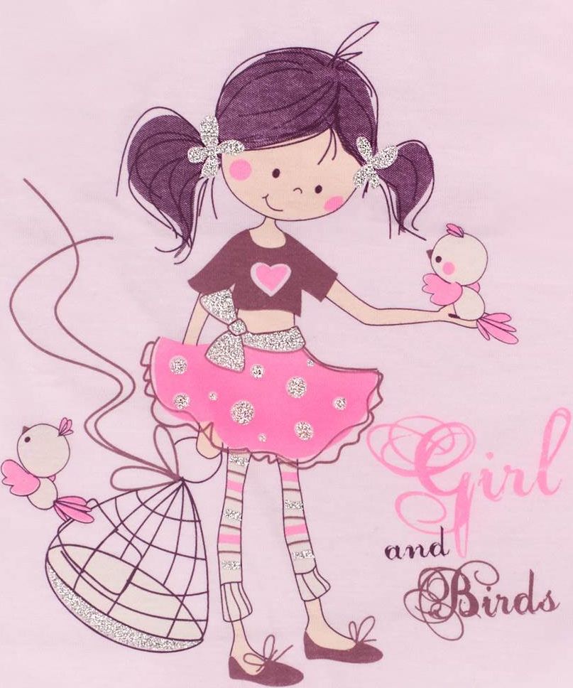 Dětská letní tunika New Baby Girl růžová 140 (9-10 let) - obrázek 2