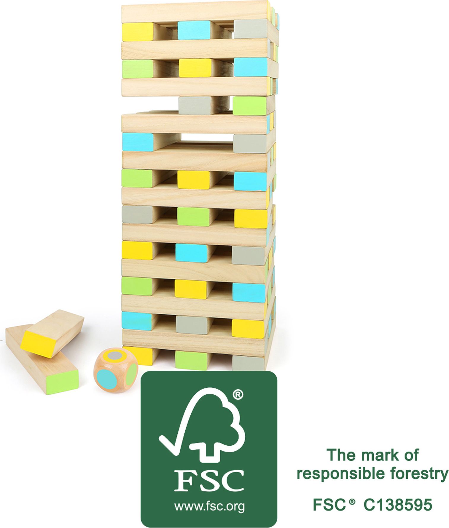SMALL FOOT BY LEGLER Small Foot Jenga věž XXL - obrázek 4