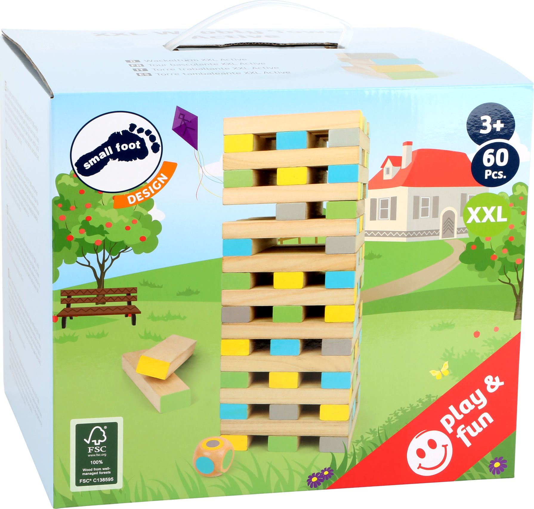 SMALL FOOT BY LEGLER Small Foot Jenga věž XXL - obrázek 5