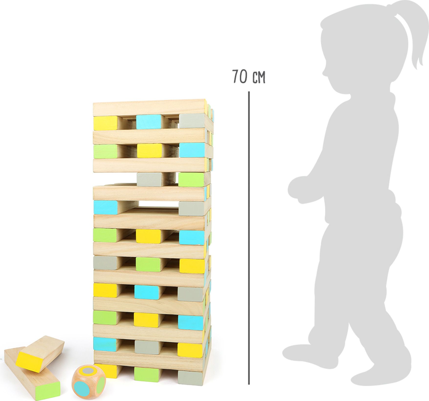 SMALL FOOT BY LEGLER Small Foot Jenga věž XXL - obrázek 6