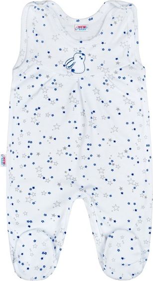 NEW BABY | New Baby Magic Star | Kojenecké dupačky New Baby Magic Star modré | Modrá | 68 (4-6m) - obrázek 1