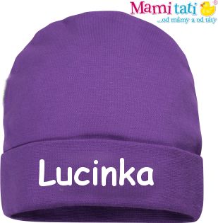 DEJNA Čepička se jménem - Fialová - obrázek 1