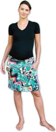 JOŽÁNEK Letní těhotenská sukně s kapsami - vzor č. 06 - L/XL - obrázek 1