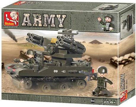 SLUBAN - Stavebnice tank TOPM1, 212 dílků - obrázek 1