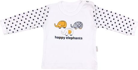 Mamatti Mamatti Bavlněné tričko Elephant, vel. 86 86 (12-18m) - obrázek 1