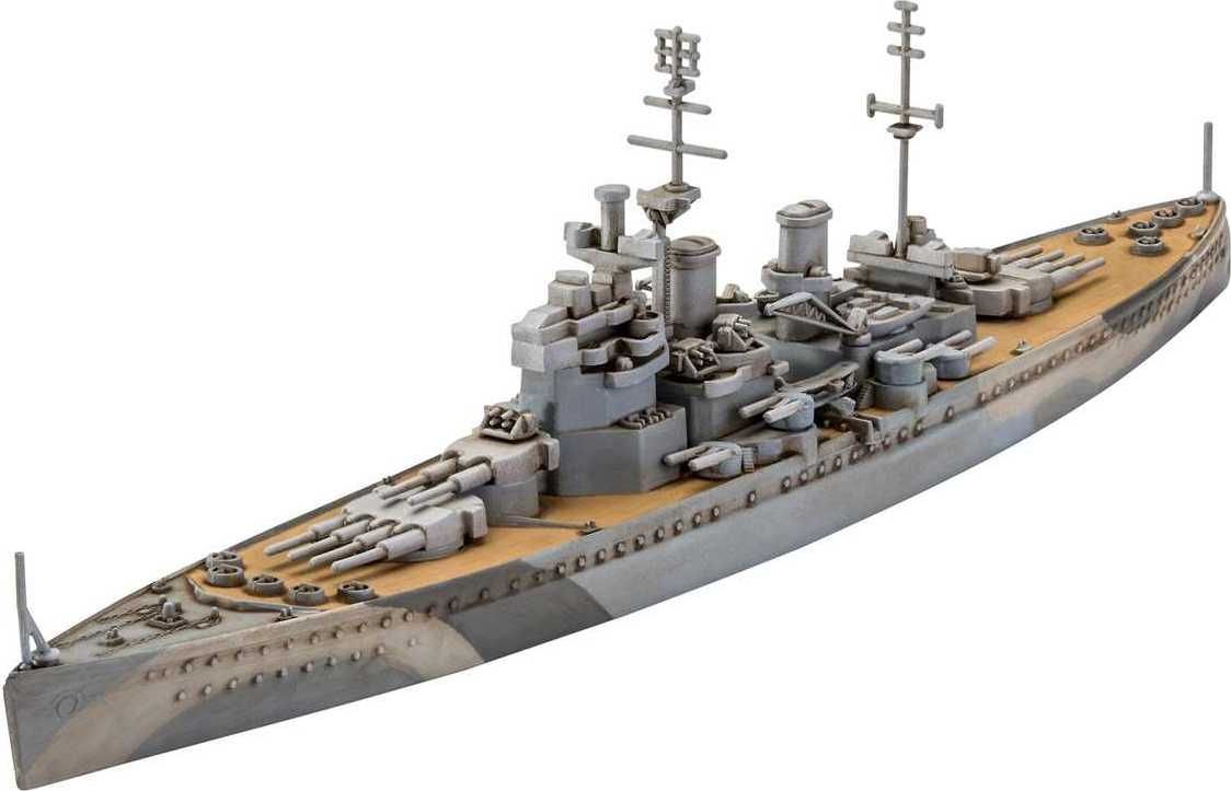 REVELL ModelSet loď 65161 - HMS King George V (1:1200) - obrázek 4