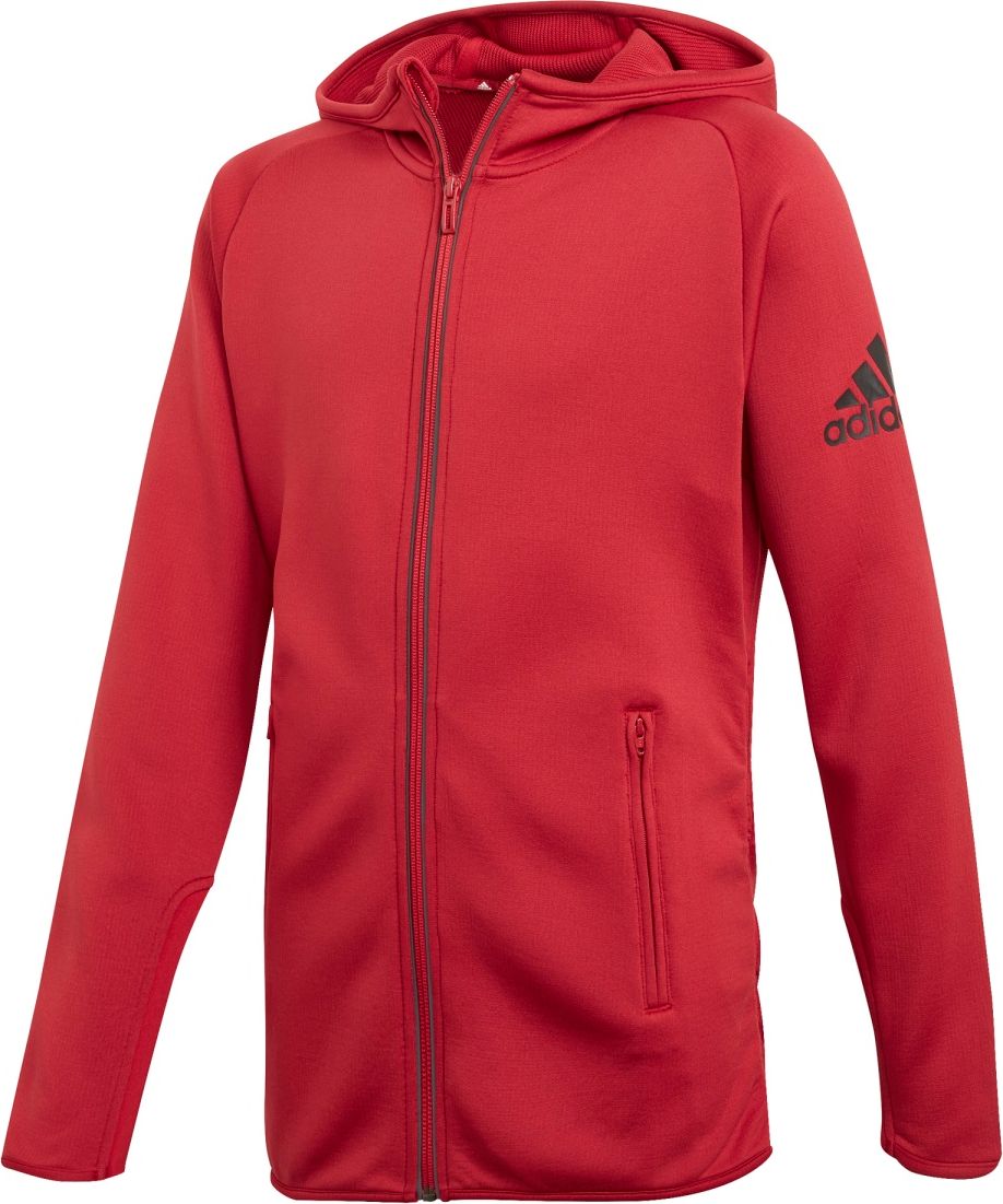 adidas Freelift Warm Fullzip Hoodie červená 164 - obrázek 1