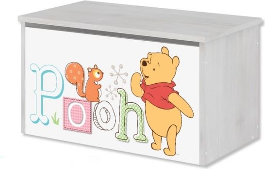 BabyBoo Box na hračky, truhla Disney - Medvídek PÚ a prasátko, D19 - obrázek 1