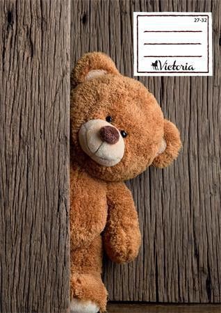 Sešit "Medvídek", A5, čtverečkovaný, 32 listů, VICTORIA - obrázek 1
