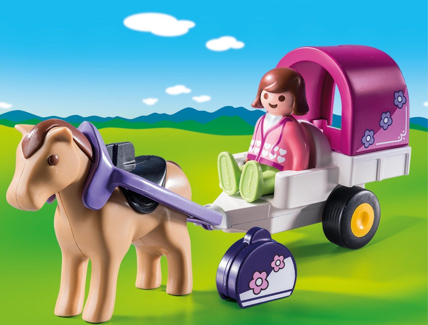 PLAYMOBIL Kočár tažený koněm 9390 (1.2.3) - obrázek 2