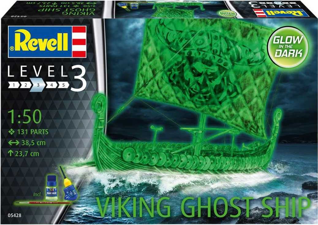 REVELL Plastic ModelKit loď 05428 - Viking Ghost Ship (1:50) - obrázek 3