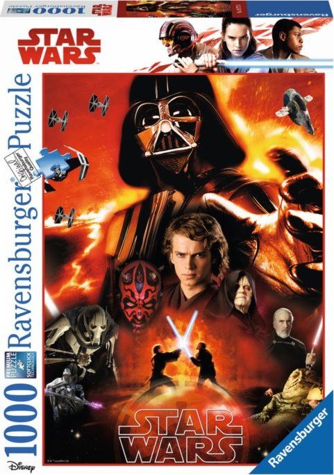 RAVENSBURGER Puzzle Star Wars: Temná strana síly 1000 dílků - obrázek 2