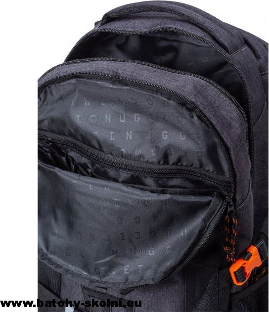 Studentský batoh Nugget Arbiter 5 C Heather Charcoal Black 30l - Doprava Zdarma - obrázek 5