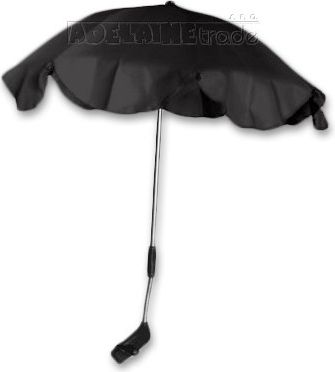 Slunečník, deštník univerzální do kočárku - černý - obrázek 1