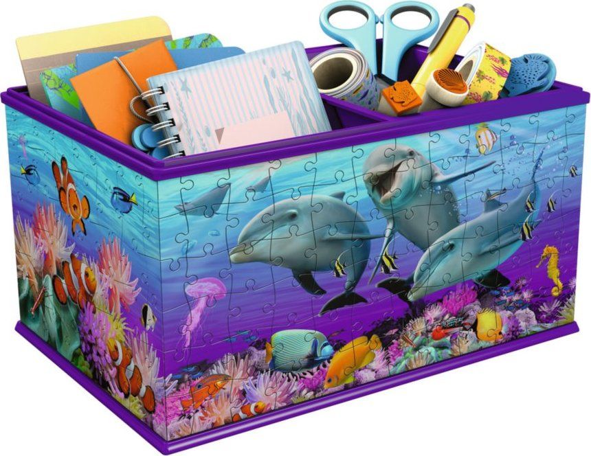 RAVENSBURGER 3D puzzle úložný box: Podmořský svět 216 dílků - obrázek 1