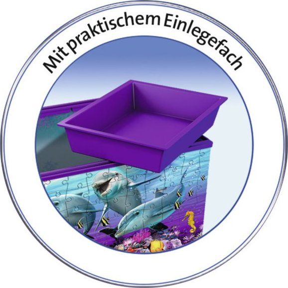 RAVENSBURGER 3D puzzle úložný box: Podmořský svět 216 dílků - obrázek 2