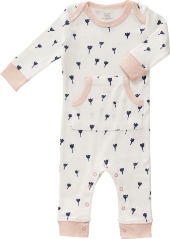 Fresk Dětské pyžamo Tulip indigo blue, newborn - obrázek 1