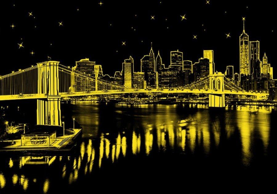 ANATOLIAN Svítící puzzle Brooklynský most 1000 dílků - obrázek 2