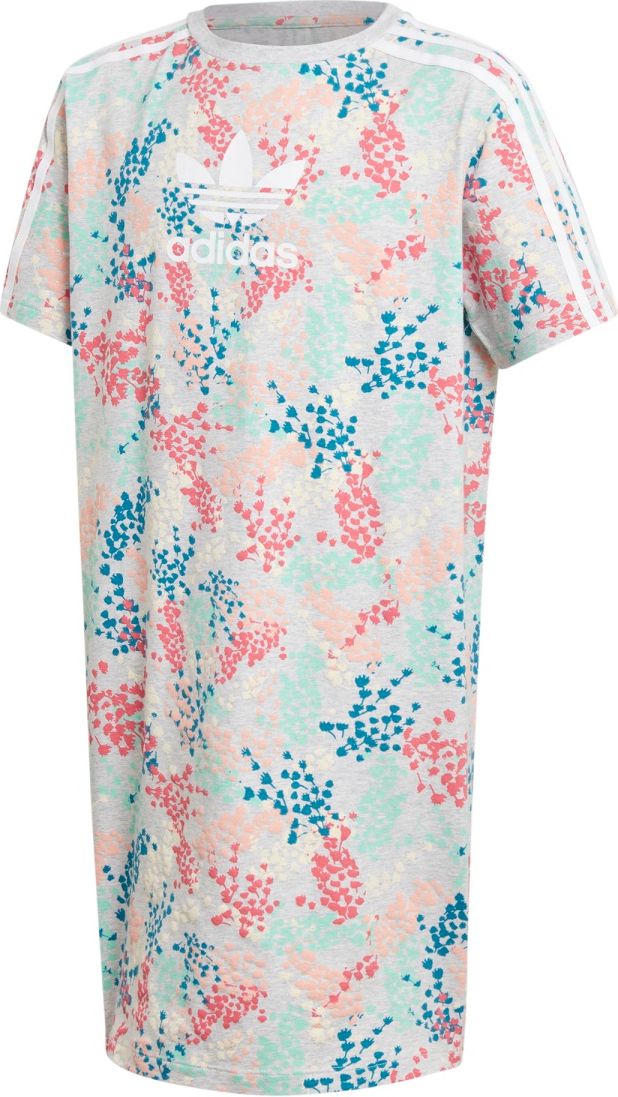 adidas Flw Tee Dress modrá 152 - obrázek 1