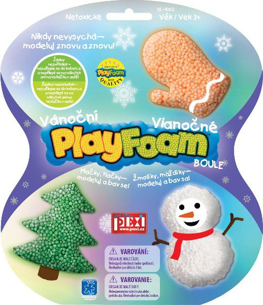 PEXI Modelína PlayFoam Boule- Vánoční set - obrázek 1