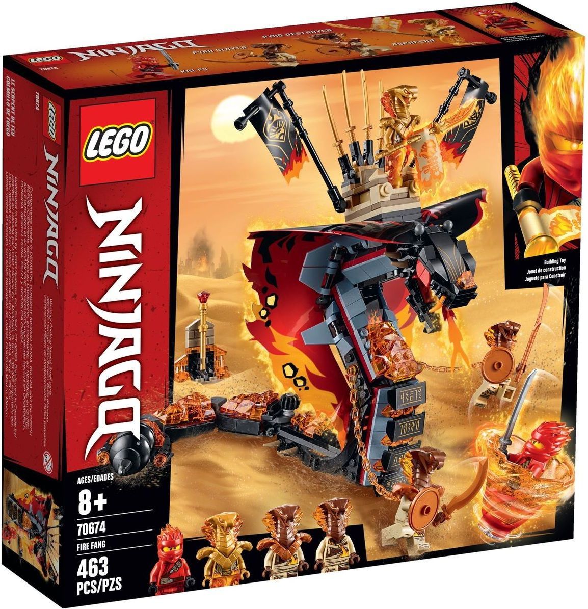 Lego Ninjago 70674 Ohnivý tesák - obrázek 1