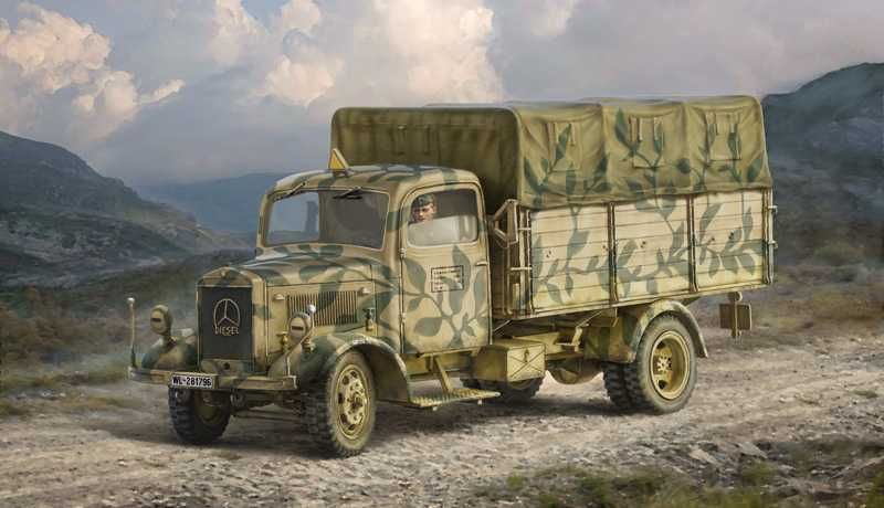 ITALERI Model Kit military 6558 - Mercedes-Benz L3000 S (1:35) - obrázek 5