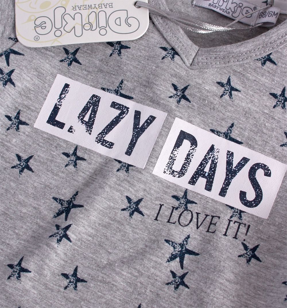 Chlapecká letní souprava DIRKJE LAZY DAYS šedá Velikost: 86 - obrázek 4