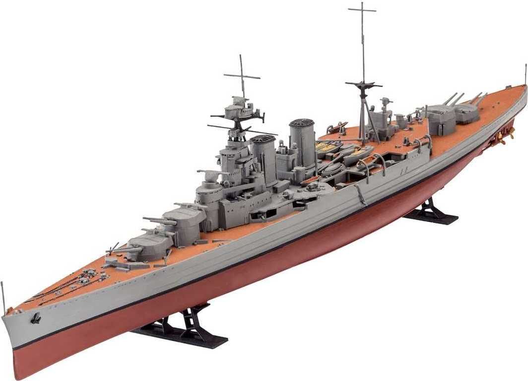 REVELL Gift-Set loď 05693 - 100 Years HMS Hood (1:720) - obrázek 7