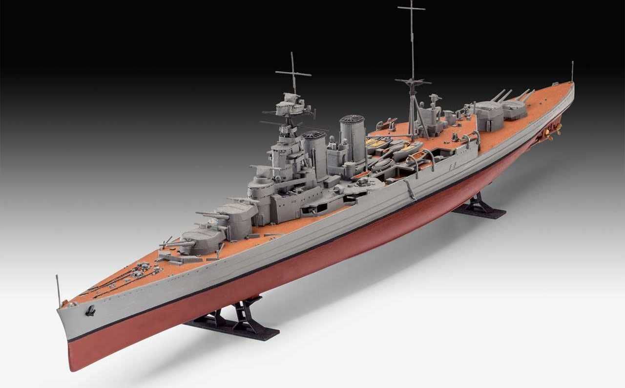 REVELL Gift-Set loď 05693 - 100 Years HMS Hood (1:720) - obrázek 8