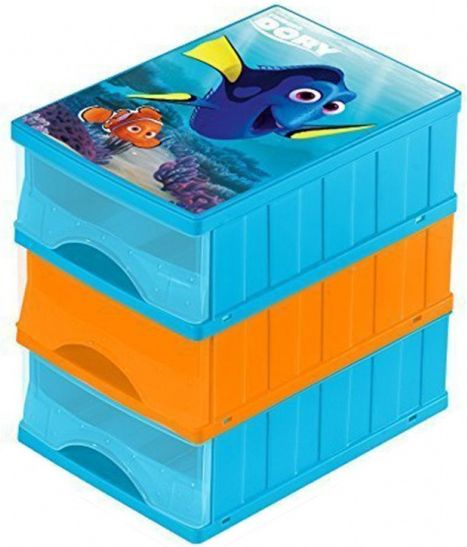 Keeeper Keeeper Boxy na hračky - sada 3 šuplíků HLEDÁ SE DORY - obrázek 1