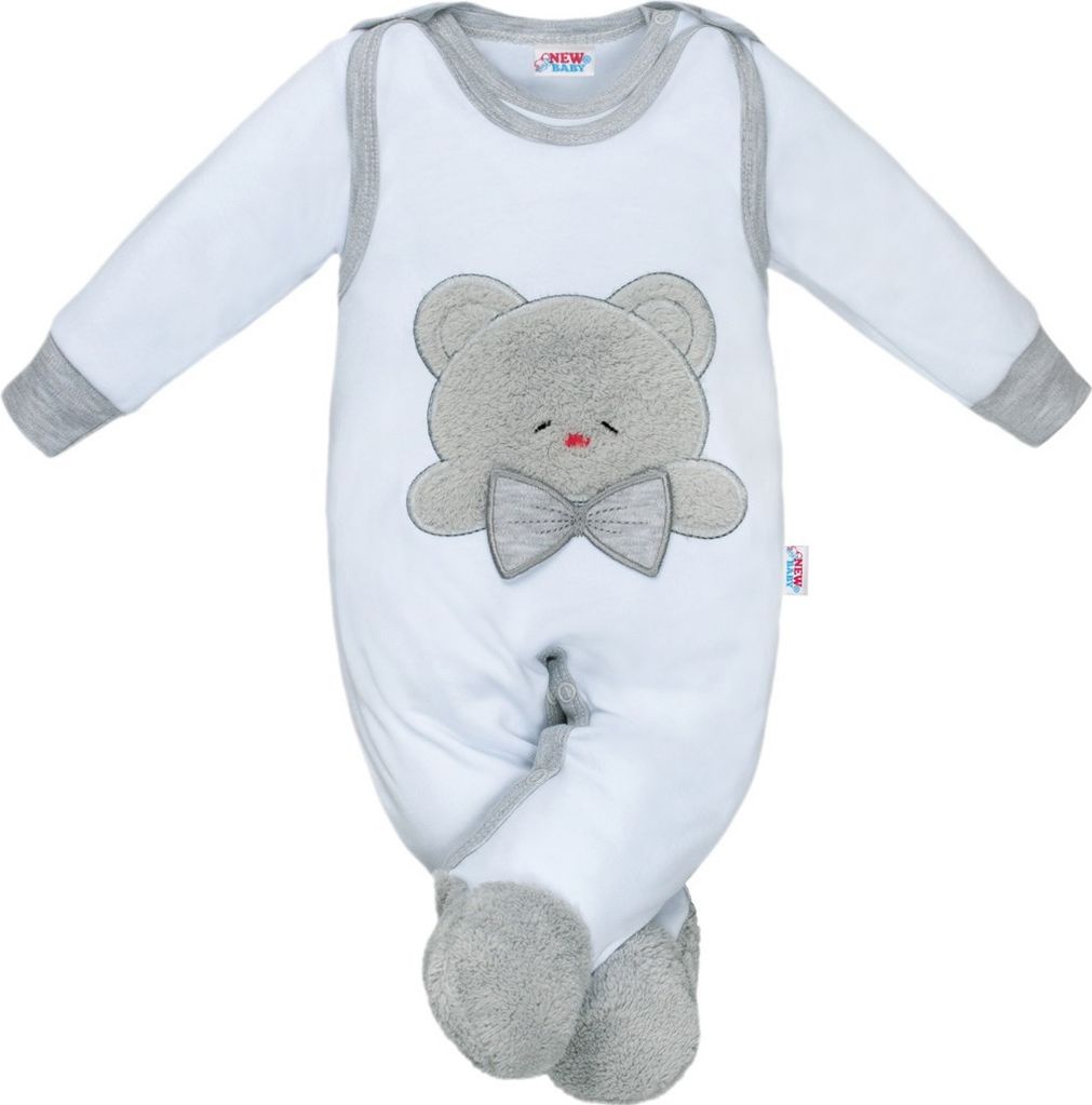 Luxusní kojenecké dupačky New Baby Honey Bear s 3D aplikací 62 (3-6m) - obrázek 4