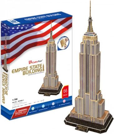 CUBICFUN 3D puzzle Empire State Building 66 dílků - obrázek 1