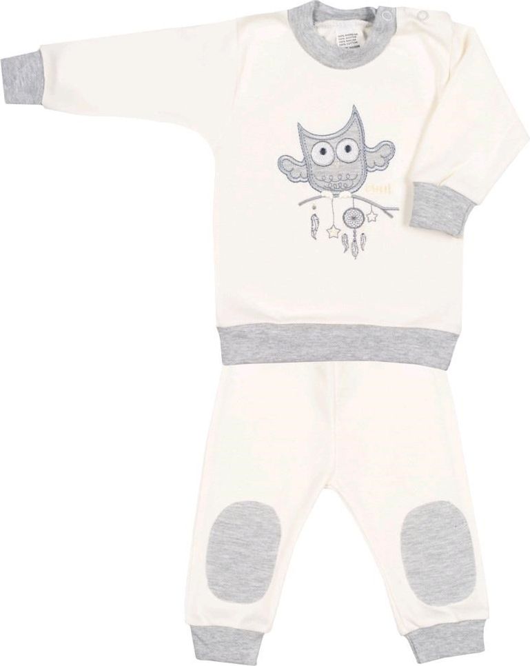 2-dílná kojenecká souprava New Baby Owl béžová 62 (3-6m) - obrázek 1