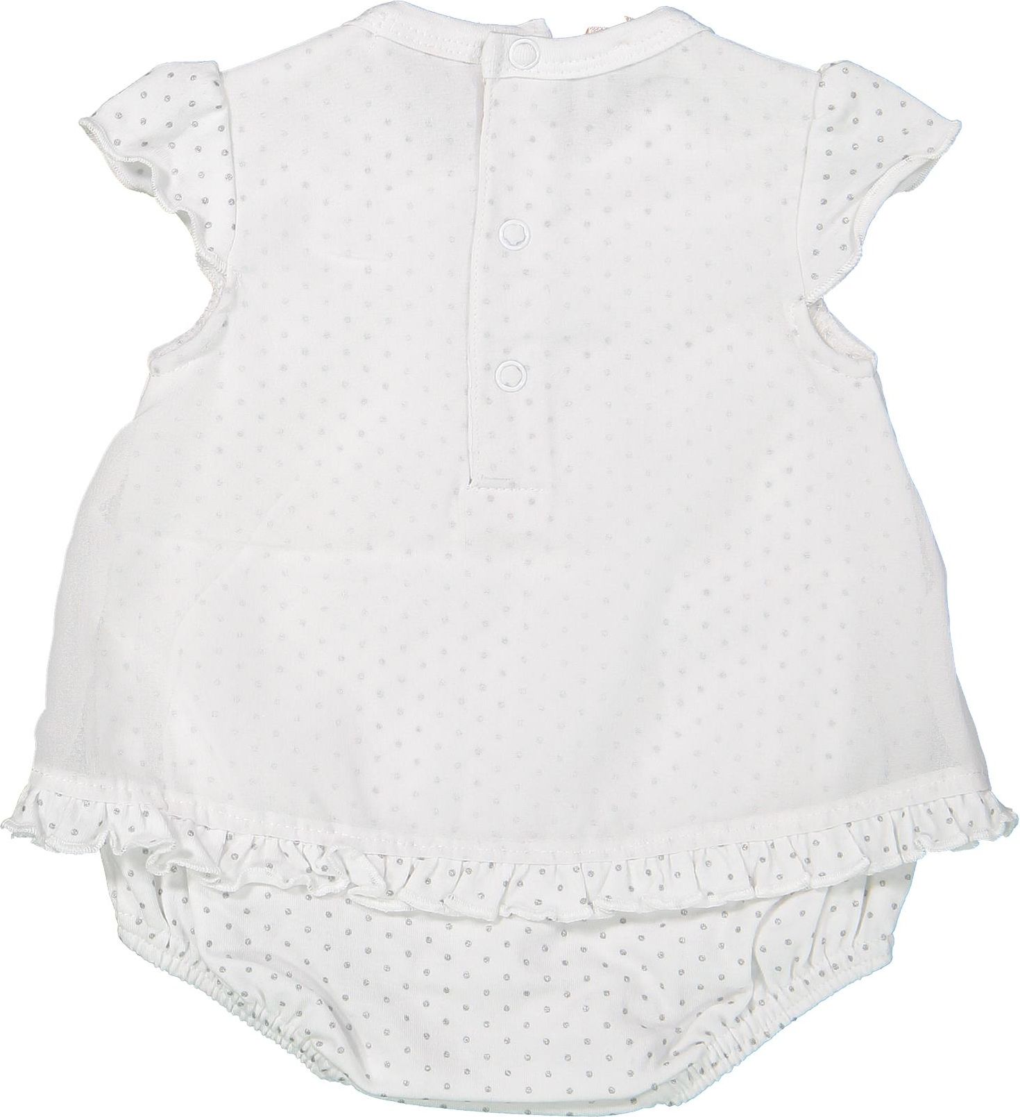 DIRKJE Set 1-dílný A-SO SOFT HAPPY AND JOYFUL vel. 74 White - obrázek 2