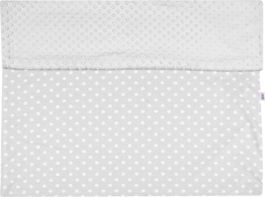 Dětská deka z Minky New Baby šedá 80x102 cm - obrázek 3