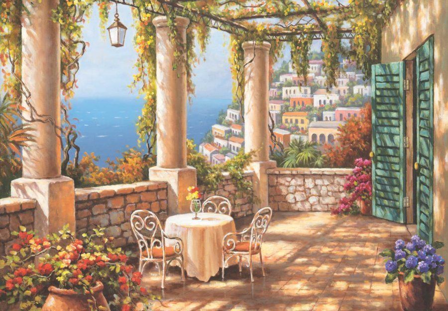 ANATOLIAN Puzzle Ranní terasa 260 dílků - obrázek 1