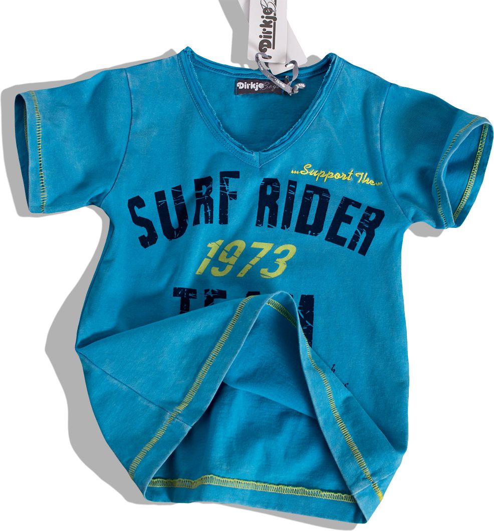 Chlapecké tričko krátký rukáv DIRKJE SURF RIDER modré Velikost: 110 - obrázek 3