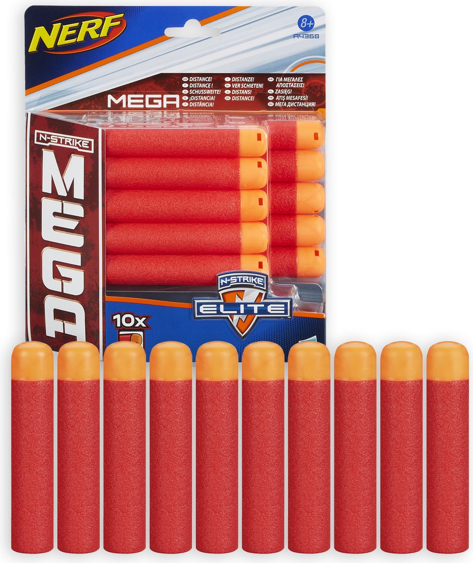 Nerf Mega náhradní šipky 10 ks - obrázek 1