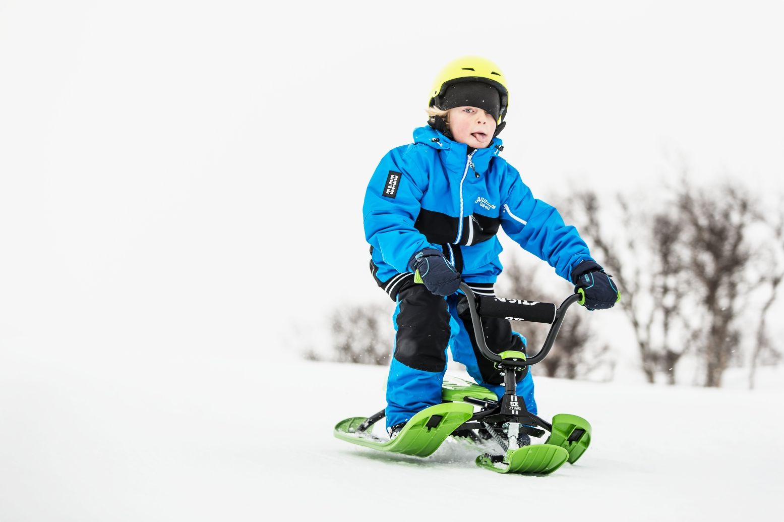 Skibob STIGA Snow Racer SX PRO - zelený - obrázek 3