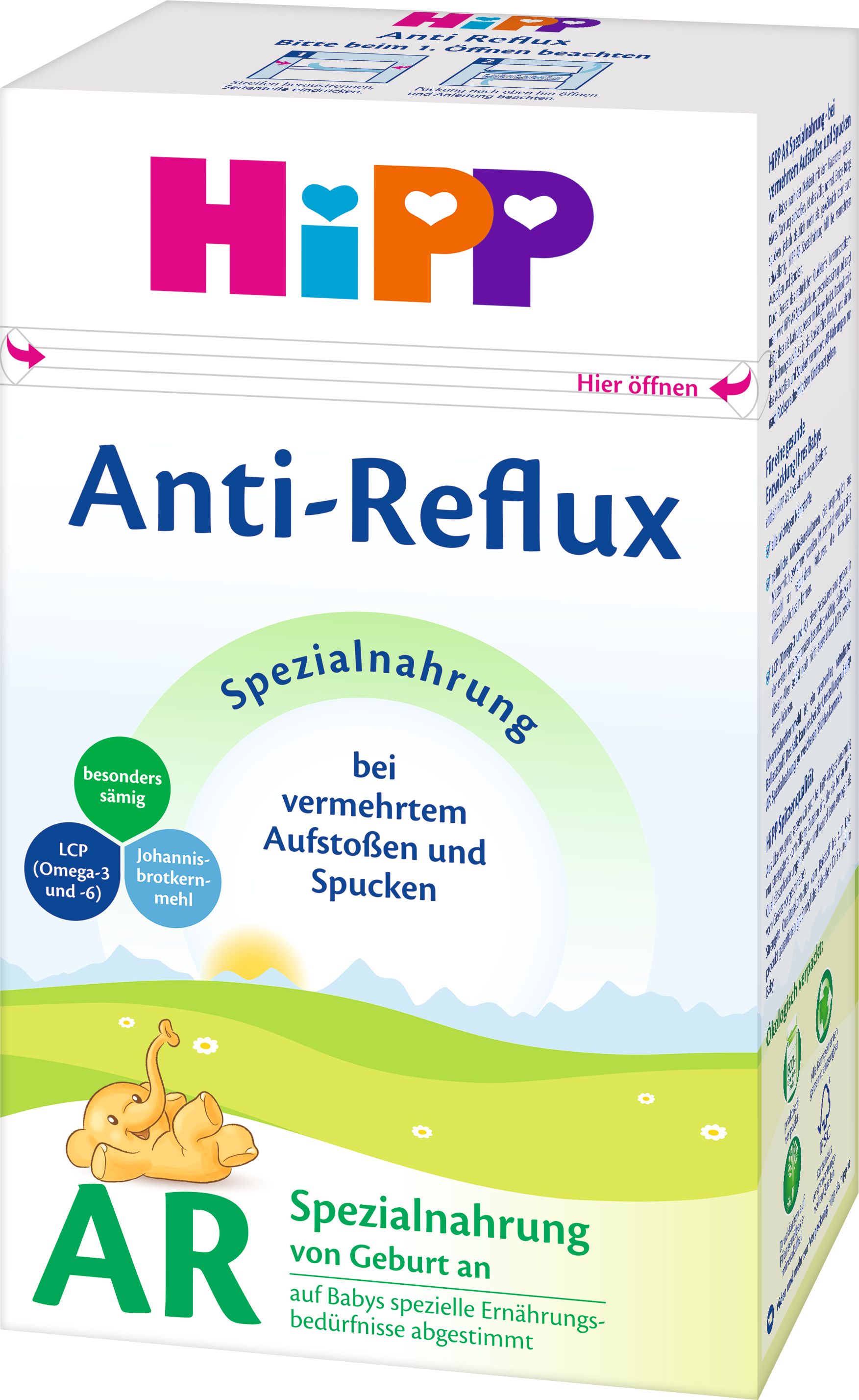 HiPP AntiReflux Bio 500 g - obrázek 2