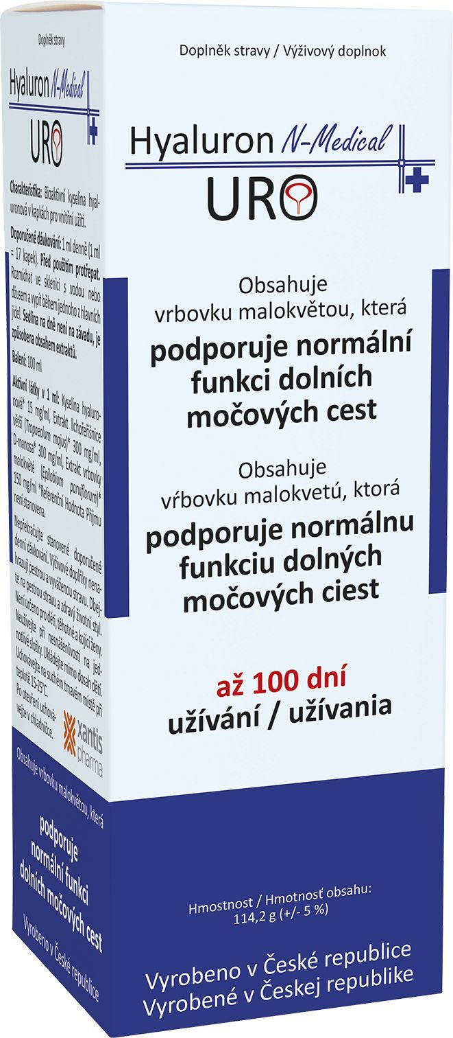 Hyaluron N-Medical URO kapky 100 ml - obrázek 3