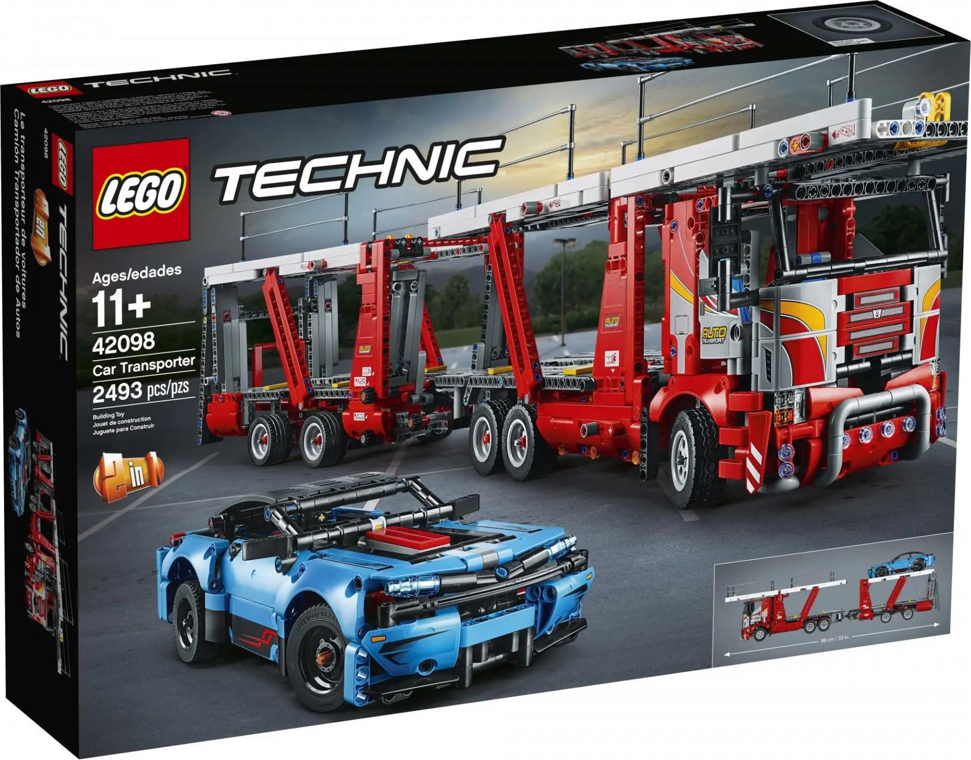 LEGO Technic 42098 Kamion pro přepravu aut - obrázek 1