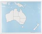 Kontrolní slepá mapa Austrálie - obrázek 1
