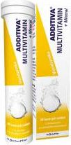Additiva Multivitamin + Mineral mandarinka 20 šumivých tablet - obrázek 1