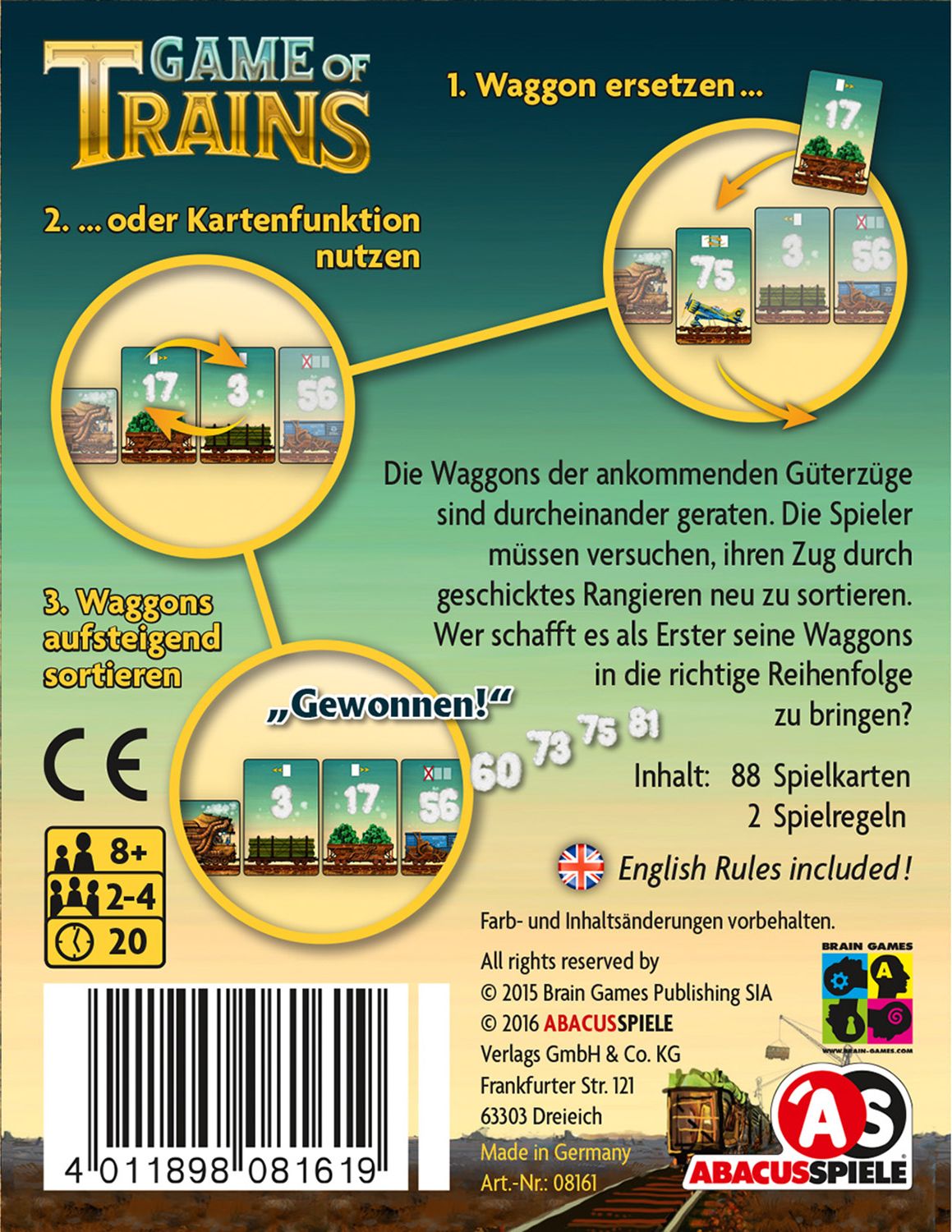 Abacus Game of Trains - obrázek 2